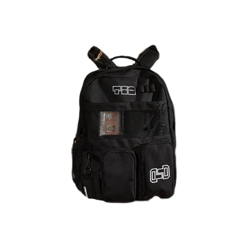 Tonlion Oxford Backpack Regular Unisex Black-2
