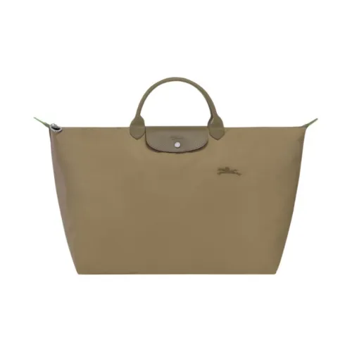 LONGCHAMP Le Pliage Green Recycled Calfskin Travel Bag 30L Women's Daylily Color