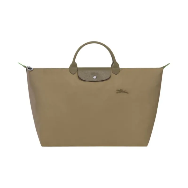 LONGCHAMP Le Pliage Green Recycled Canvas Travel Bag 30L Women's Artichoke Color-0