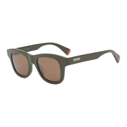 KENZO Acetate Square Sunglasses Women's Brown