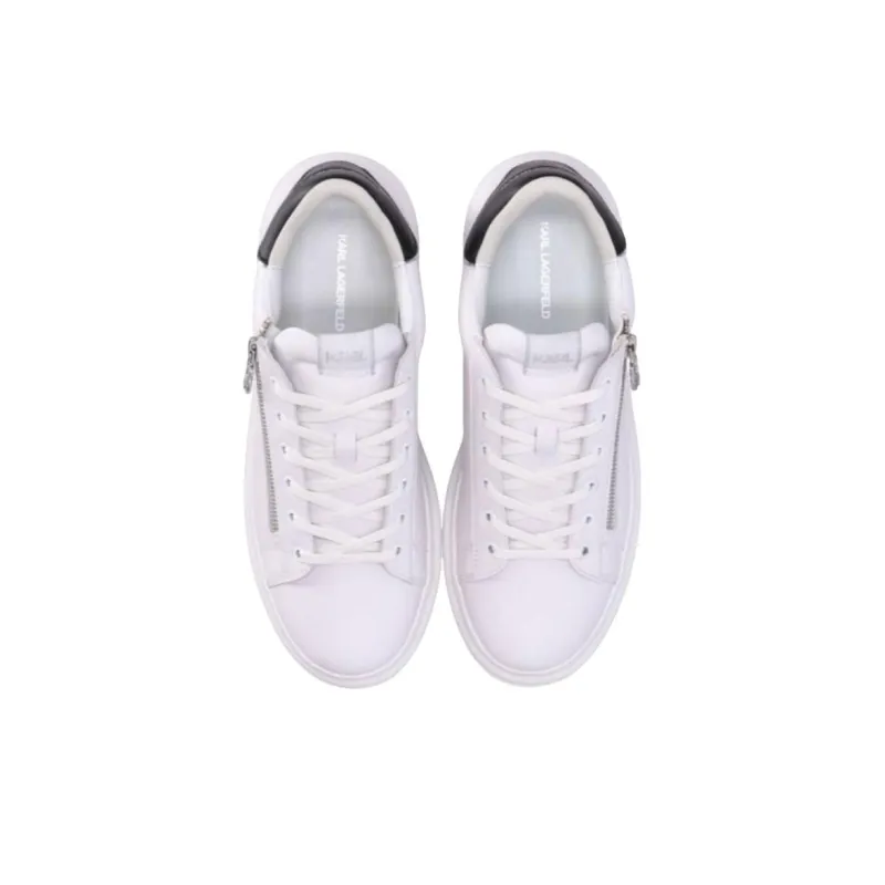 KARL LAGERFELD Kapri Low-Top Skateboard Shoes Men's White-4