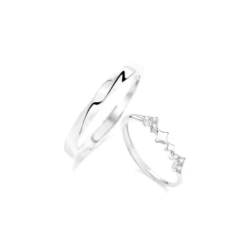 JOYDINNY S925 Silver Rings Unisex