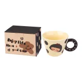 Apple Girl Ceramic Mug-Polka Dot Girl