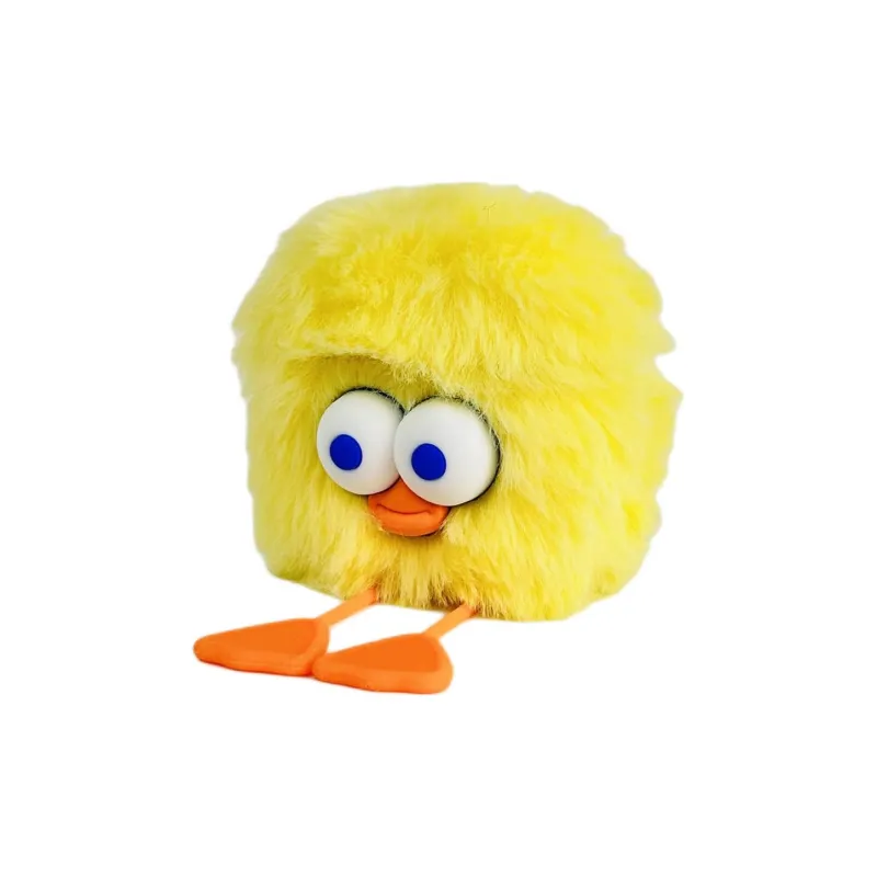 Wei Xin Compatibility Apple AirPods 4/2/3/4th Generation/AirPods Pro/Pro 2 Plush Long Legged Duck Headphone Cases-3