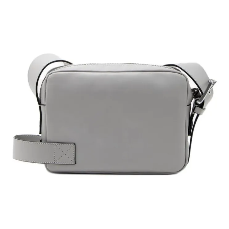 Vivienne Westwood Carrie Cow Leather Shoulder Bag Women's Gray & Black-2