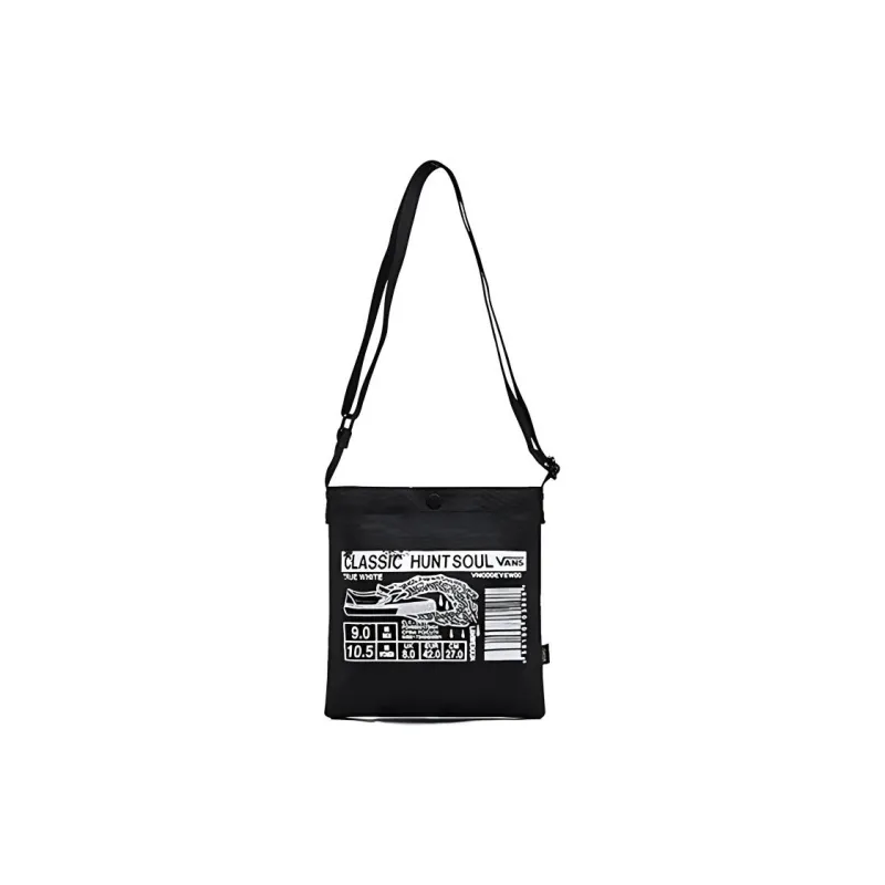 Vans Nylon Fabric With Canvas Crossbody Bag Regular Unisex Black-0