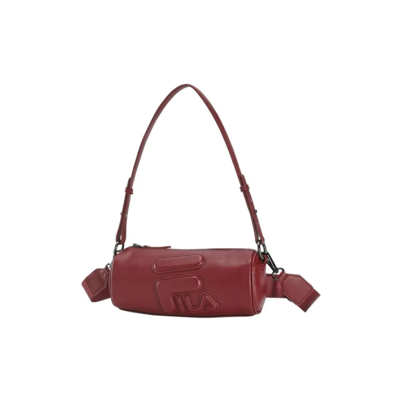 FILA ORIGINALE Polyurethane Handbag, Shoulder Bag Mini Women's Fairy Pink Wine Red-1