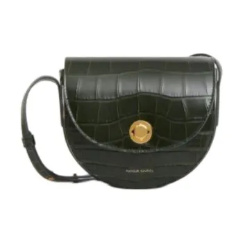 MANSUR GAVRIEL Calfskin Saddle Bags Shoulder Bags Mini Women's Green