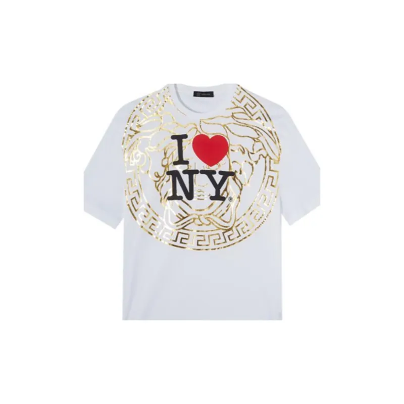 VERSACE T Shirts Unisex White-4