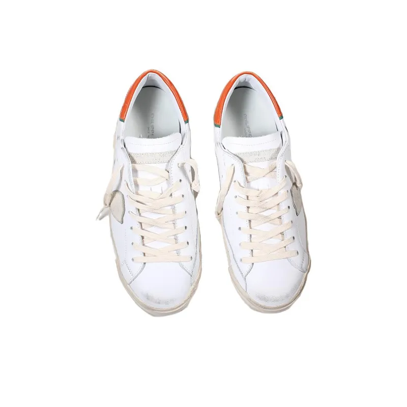 PHILIPPE MODEL Slip Resistant Low Top Skateboard Shoes Men's White-2