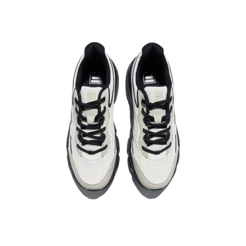FILA Ranger Anti Slip And Wear Resistant Breathable Low Top Casual Shoes Unisex Beige Black-3
