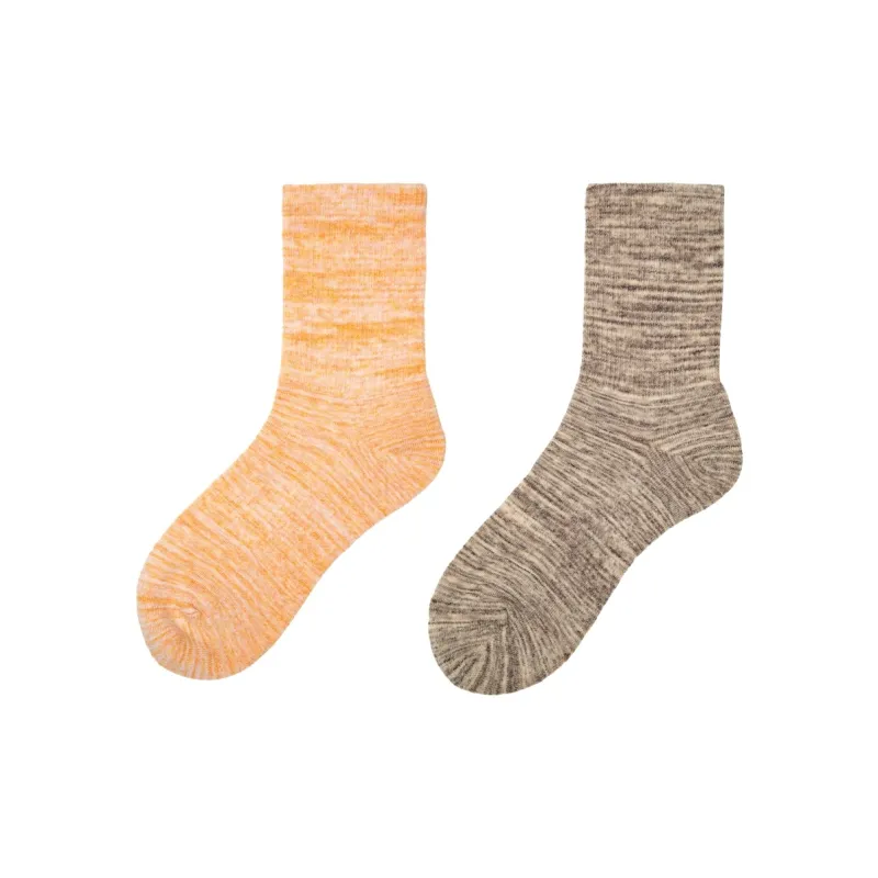MOJICUSHERCO Mid-Calf Socks Women's 2 Pack-24