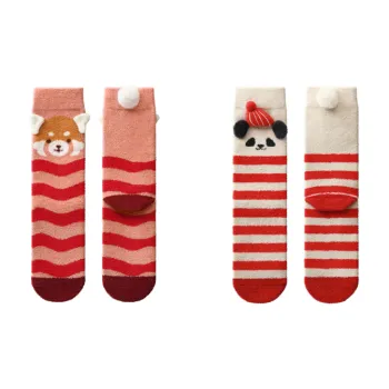 Bananain Red Plan Series Knee High Socks Women's 2 Pack