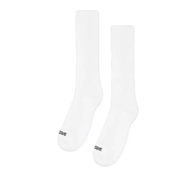WE11DONE Mid Calf Socks Women's White-0