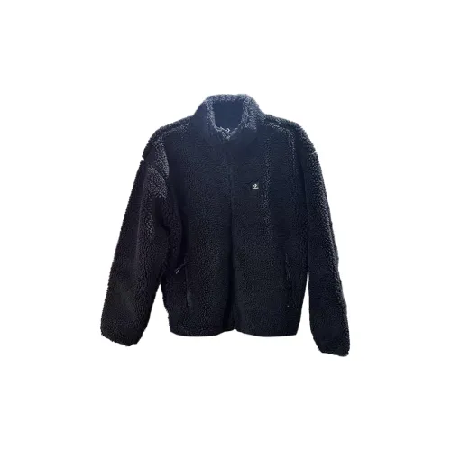 Converse Velvet-feel Coat Unisex Black