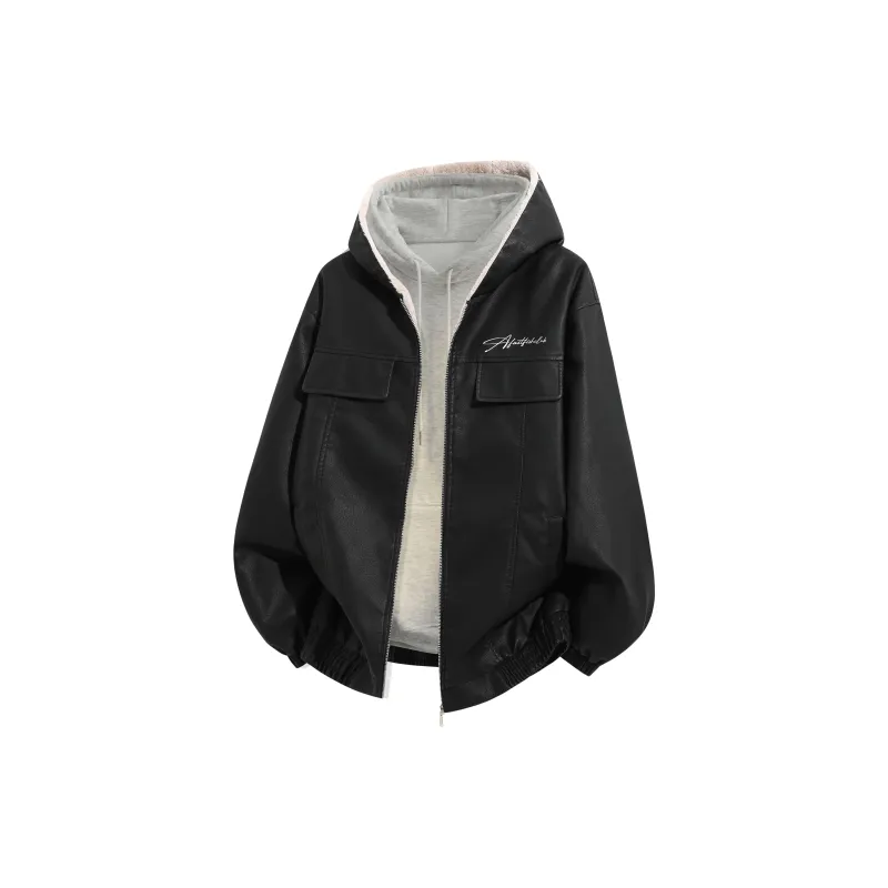 FASTFISH Leather Jackets Unisex-1