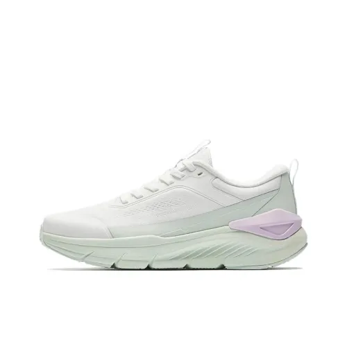 CHAOJIANTA Non slip Wear resistant Shock Absorption Low Top Casual Running Shoes Women's White Green