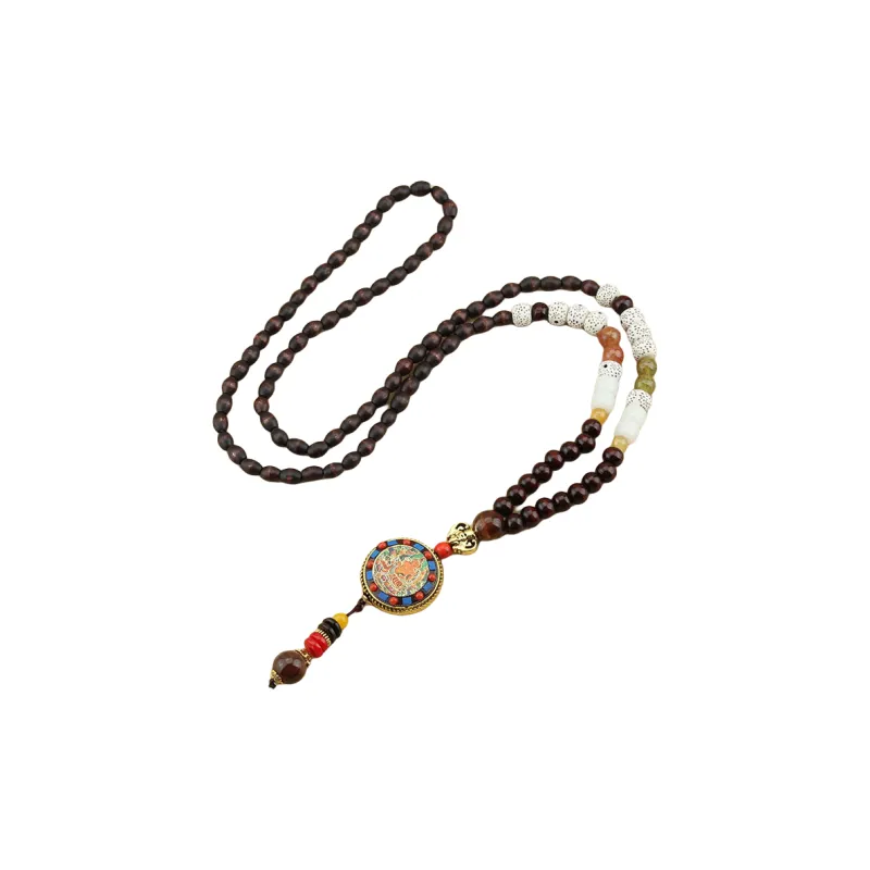 Fei Yu Sandalwood Necklaces Unisex-4