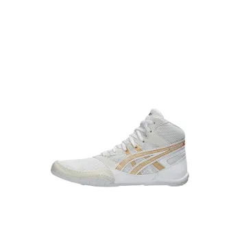 Asics Snapdown 4 High Top Kids Lifestyle Shoes White/Pure Gold Kids'