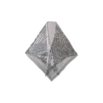 Paco Rabanne Aluminum Shawls Women's Silver