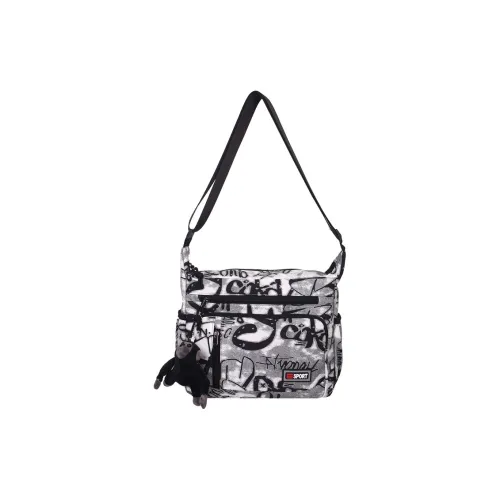 BLAKE FLEETO Nylon Shoulder Bag Crossbody Bag Medium Size Unisex Multicolor