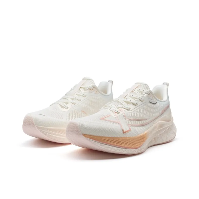 XTEP 2000km 3.0 Running Shoes Women's Low Top Sail White/Pure Pink/Cherry Blossom Pink-3