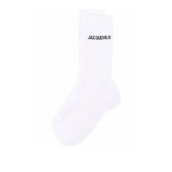 Jacquemus Les Chaussettes Logo-intarsia Socks