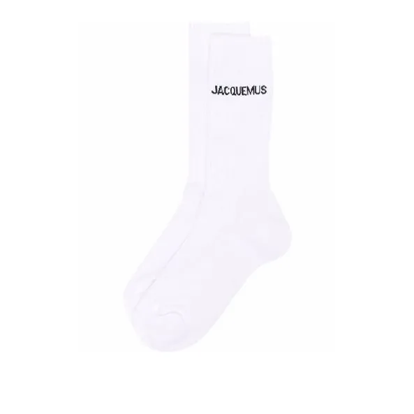 Jacquemus Les Chaussettes Logo-intarsia Socks-0