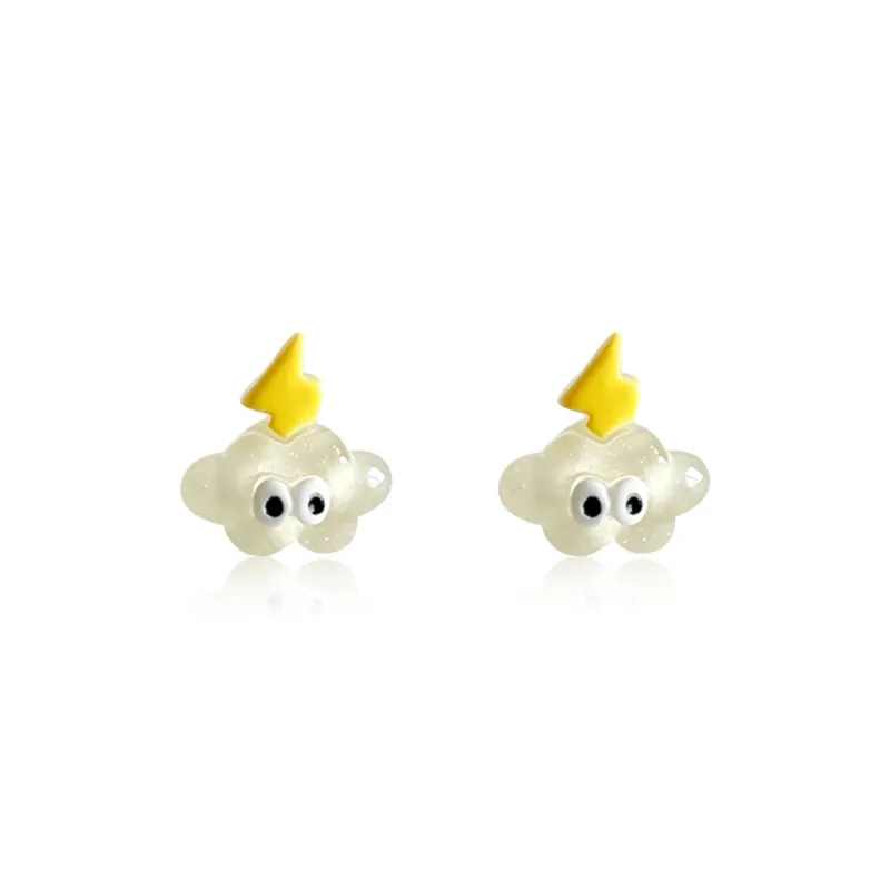 Inkopper Resin Stud Earrings Women's-3