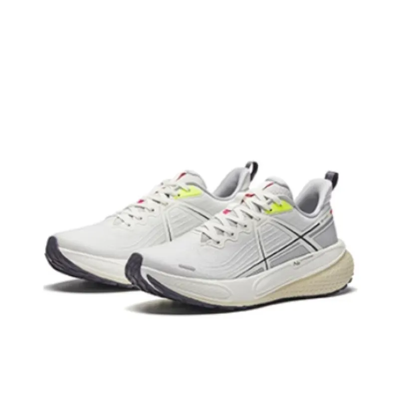 Anta Outdoor Collection Cushioning Anti Slip And Wear Resistant Low Top Running Shoes Unisex Greige-2