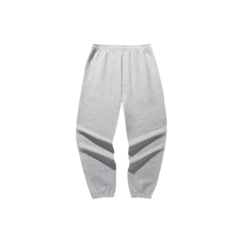Anta Life Collection Knitted Sports Pants Men's Gray Heather Gray-1