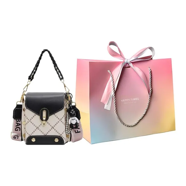 Yalu PU One Shoulder Handbag Women's Multicolor-7