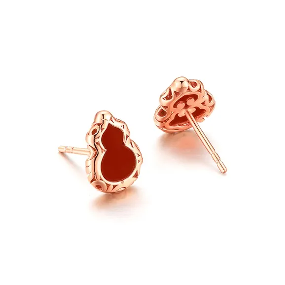 ADYD JEWELLY 18K Gold Stud Earrings Women's-2