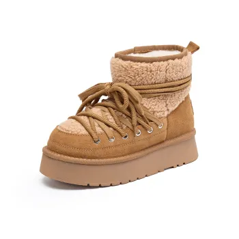 HARSON Warm Slip Resistant Short Snow Boots Women's