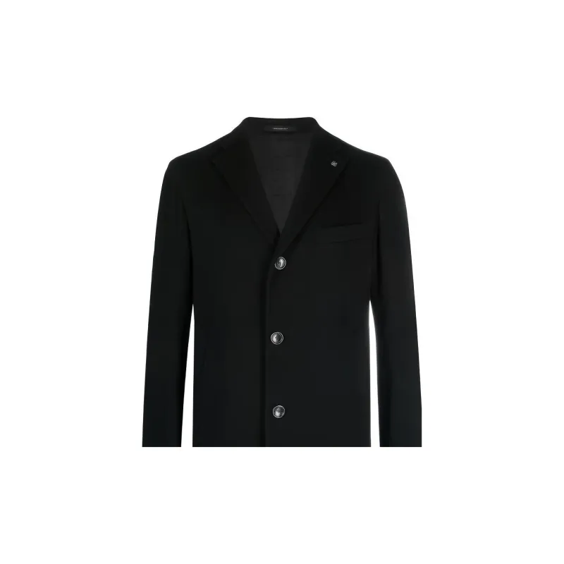 Tagliatore Logo-patch Single-breasted Blazer-5