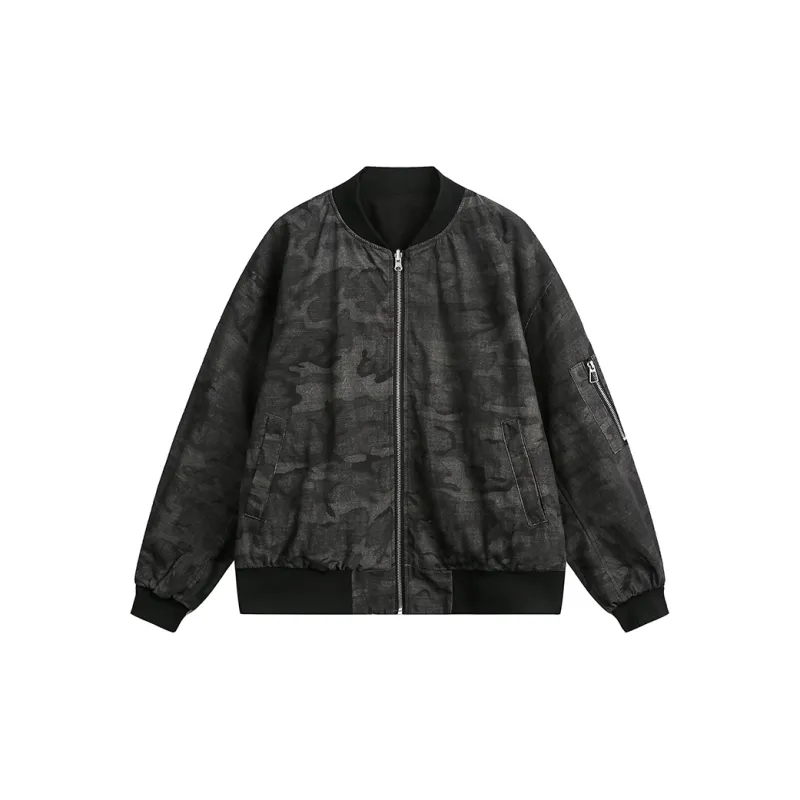 GBXM Baseball Jacket Unisex Black-2