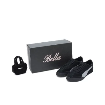 PUMA Bella Anti Slip Wear Resistant Low Top Casual Shoes Unisex Black
