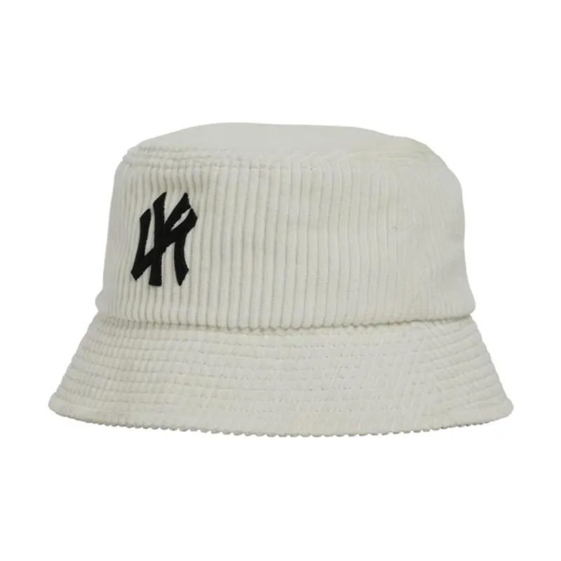 MLB Corduroy Bucket Hats Unisex White-0
