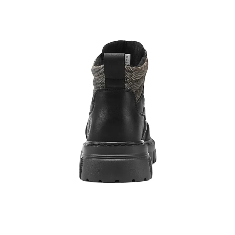 HLA Martin Boots Men Black/Khaki/Earth Yellow-3