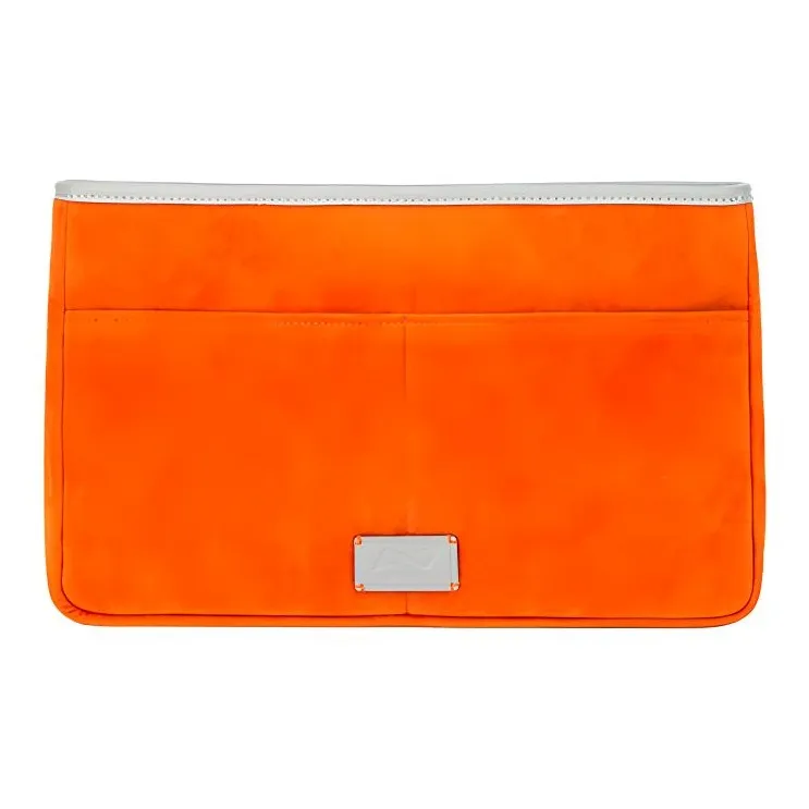 OMTO Fabric With Synthetic Leather Tote Bag Shopping Bag Liner Bag Storage Bag Clutch Regular Unisex Orange-0