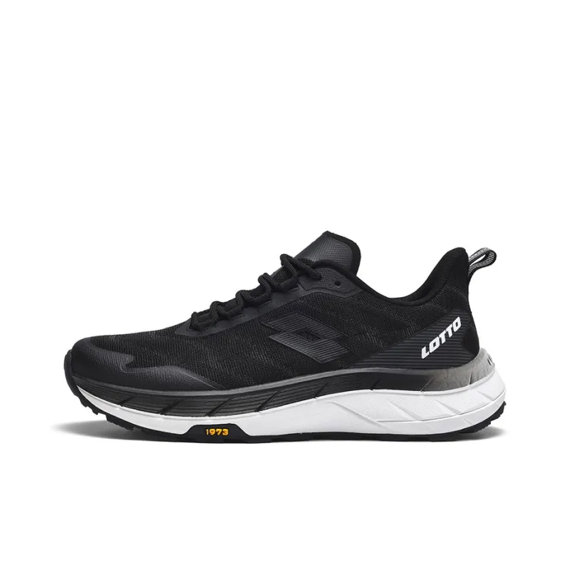 LOTTO Cushioning Anti-Slip And Wear-Resistant Low-Top Outdoor Shoes Men's Black-0