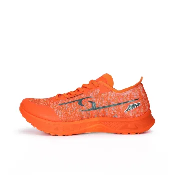 PERW Cushioned Slip Resistant Rebound Low Top Training Running Shoes Unisex Zhu Pei Orange