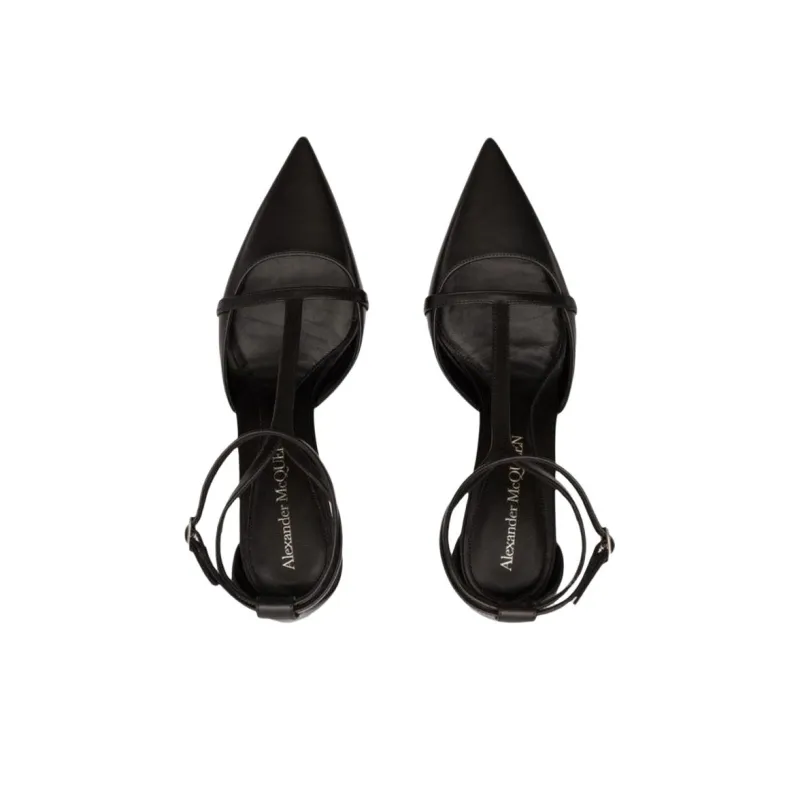 Alexander McQueen Slim Heel High Heels Women's Black-3