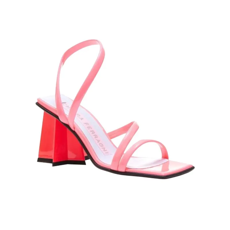 CHIARA FERRAGNI Andromeda Strap Sandals 7.5cm Women's Pink-2