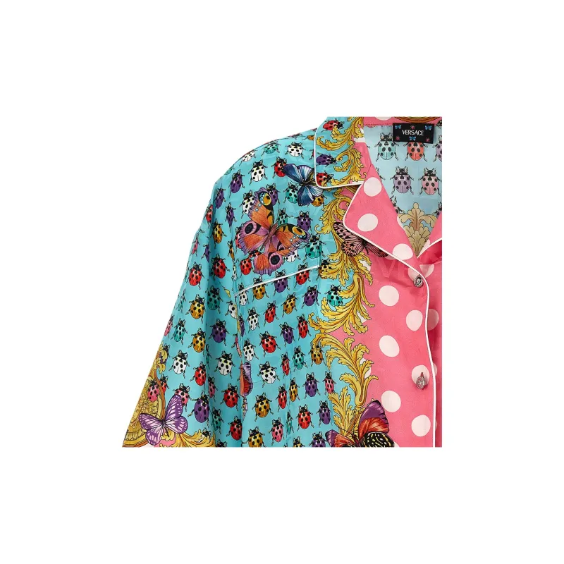 VERSACE Butterflies Silk blend Shirt-4