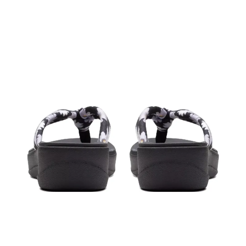 Clarks EVA Abrasion-Resistant Slip-Resistant Flip Flops Women's Black-4
