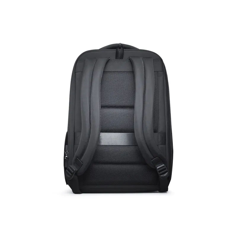 Hanke Fabric Lightweight Business Backpack Men's Obsidian Black-3