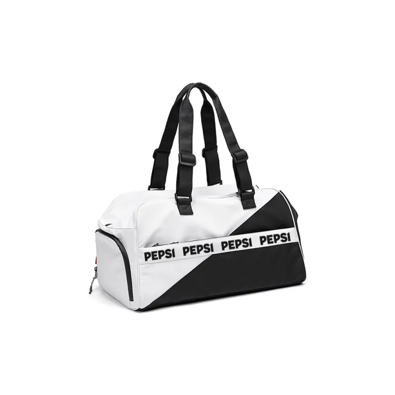 Pepsi Water-Repellent Membrana Dermalis Gym Bag Luggage Bag Handbag Travel Bag Regular Unisex Black-2
