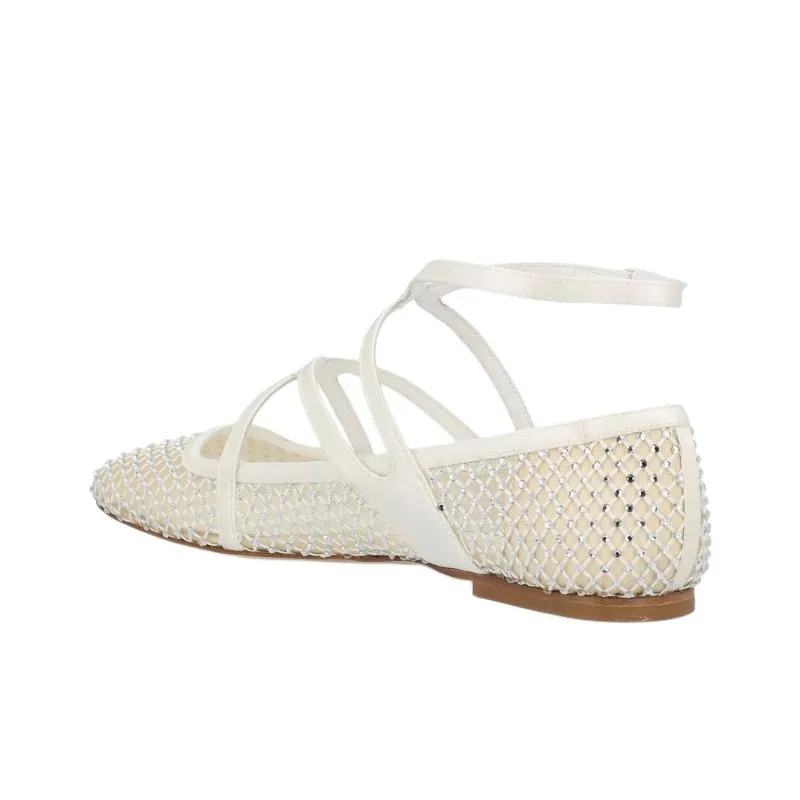 Jimmy Choo Astoria Casual Single Shoes Women's White-3