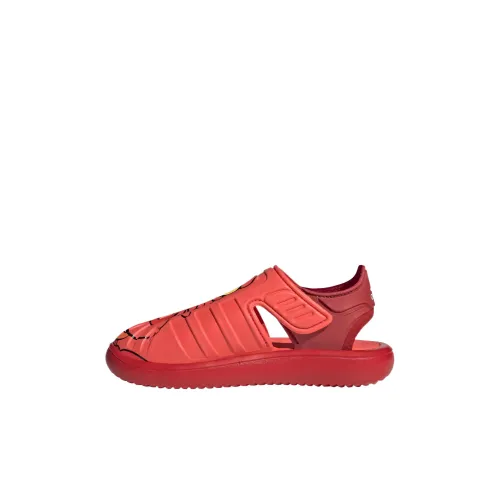 Disney x Adidas Slip Resistant Low Top Children's Sandals Better Scarlet Kids'